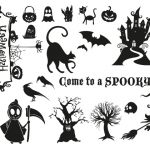 Halloween Letterpress Printing Plate