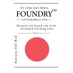 Foundry Letterpress Ink, longer stay open, non skinning rubber ink replacement