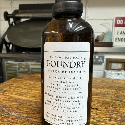 Lyme Bay Press Foundy Linseed Oil Tack Reducer 100ml