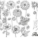 Flowers Letterpress plate