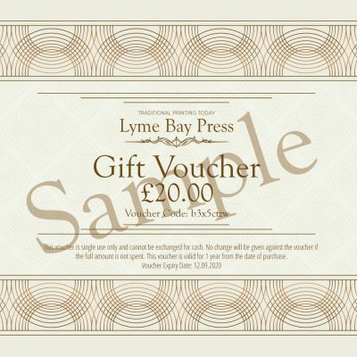 Lyme Bay Press Gift Voucher