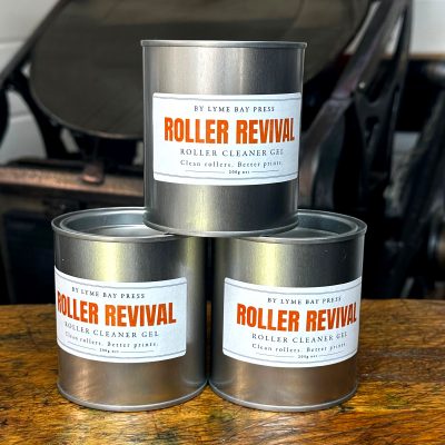 Letterpress Roller Revival Gel in 200g tin