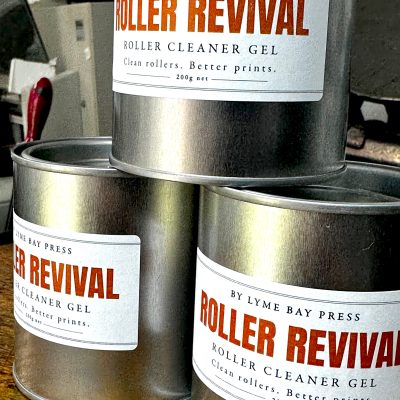 Letterpress Roller Revival Gel in 200g tin