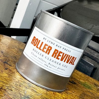 Letterpress Roller Revival Gel in 200g tin